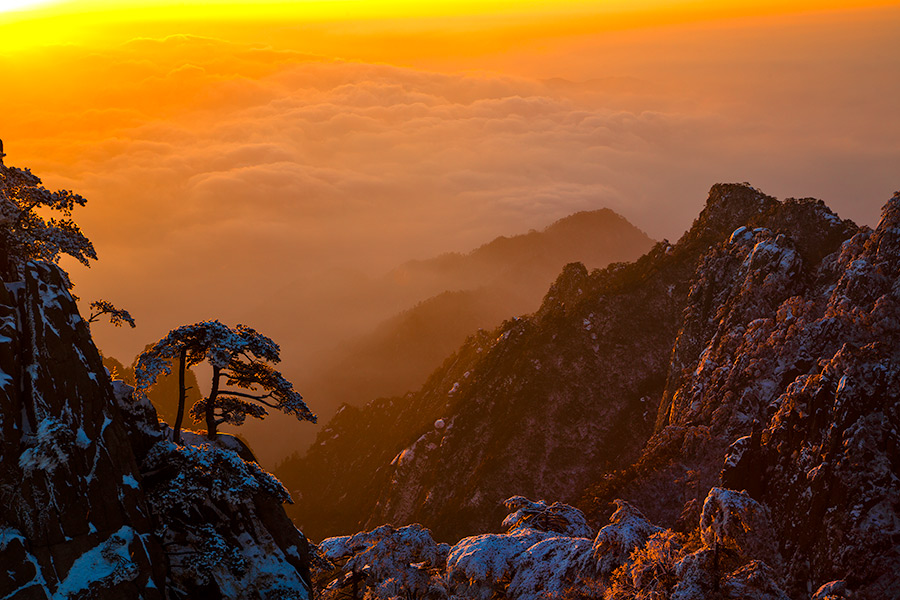 2013之冬-黄山 摄影 东海冲锋衣