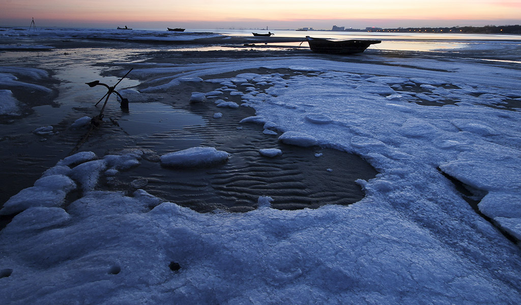 暮色海湾 摄影 冰峰雪莲