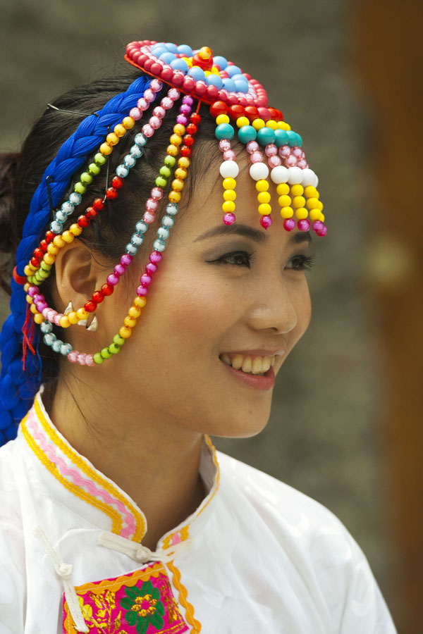 藏族姑娘 摄影 摄交人