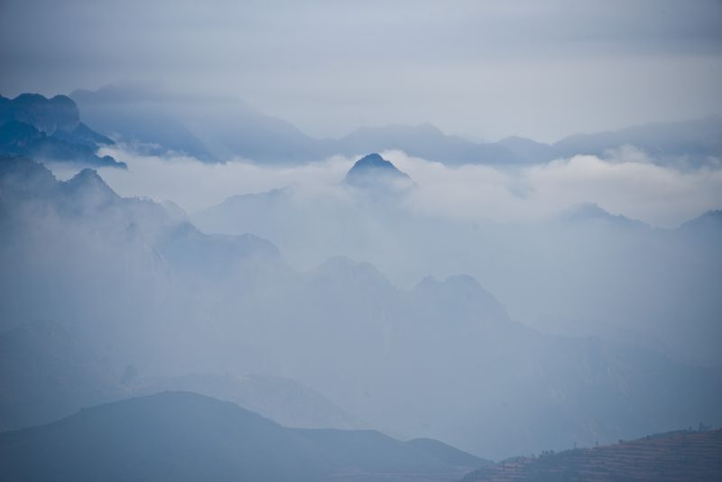 茗岙山川午雾 摄影 茗岙老胡