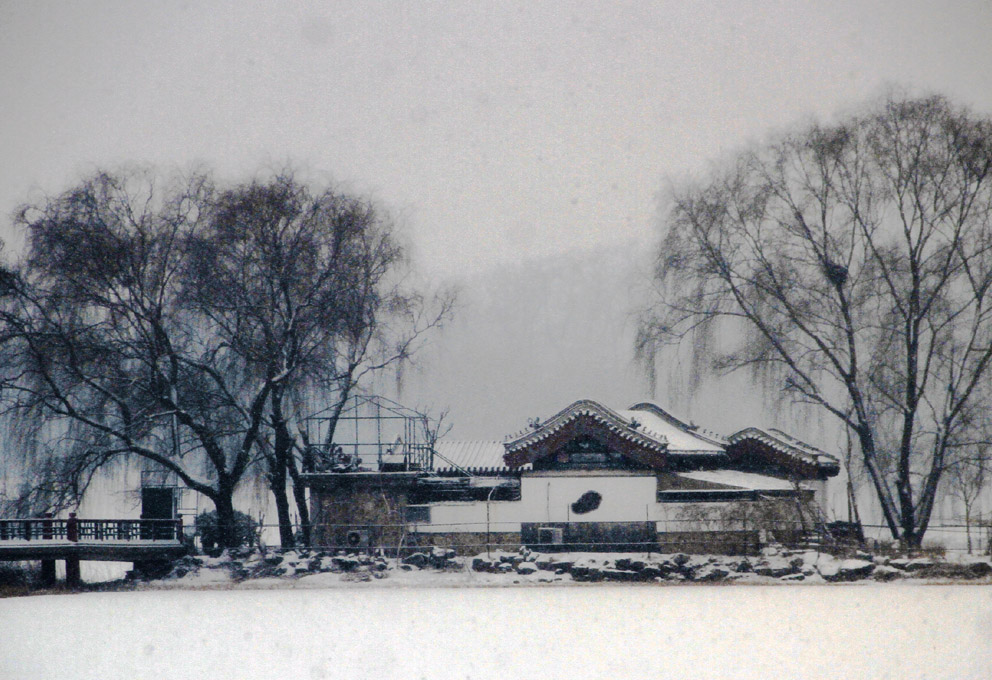 京城第一场雪 摄影 红绿兰黑白灰