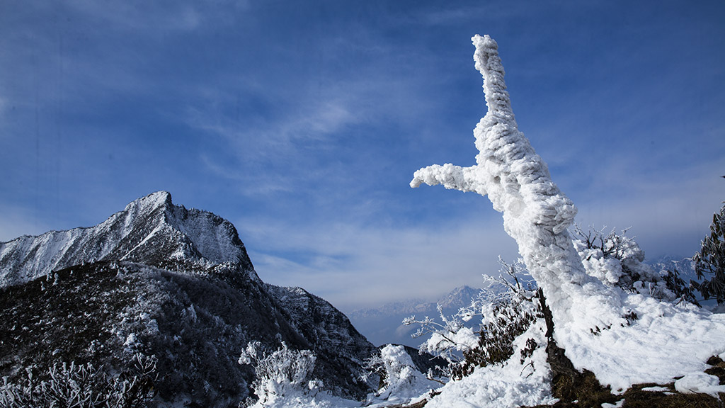 风雪二郎山 摄影 欢哥