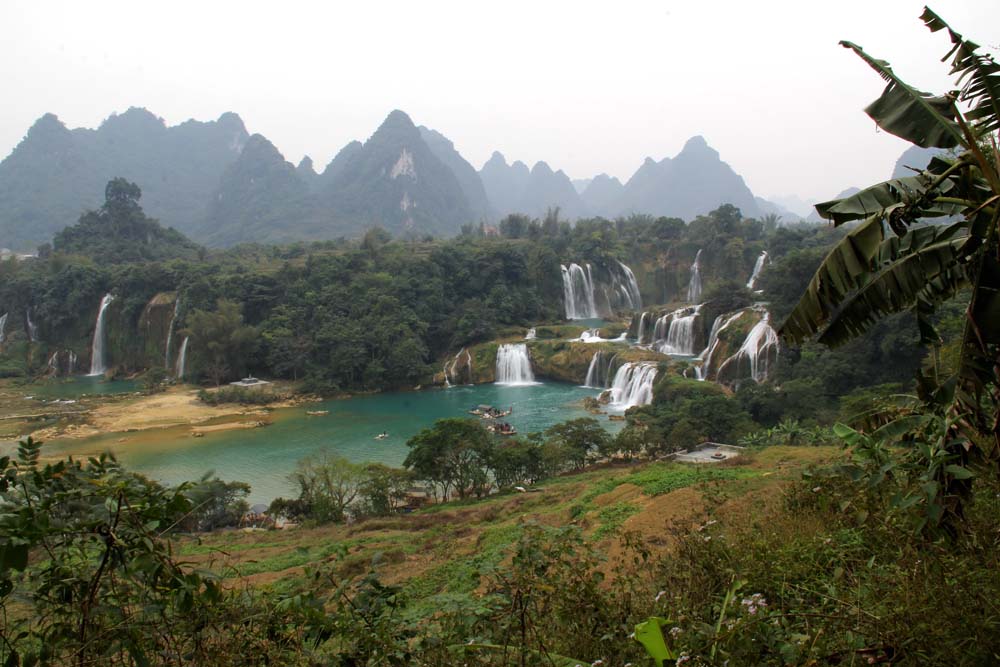 德天瀑布全景 摄影 旗人