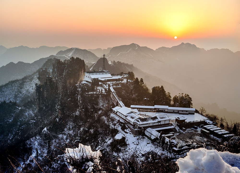 冰雪张家界（之一） 摄影 荔林隐士