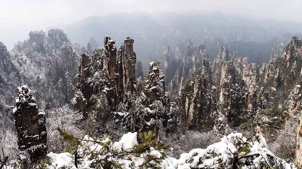 冰雪张家界（之三） 摄影 荔林隐士