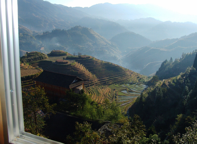 广西龙胜梯田（窗外的美景） 摄影 老庄庄