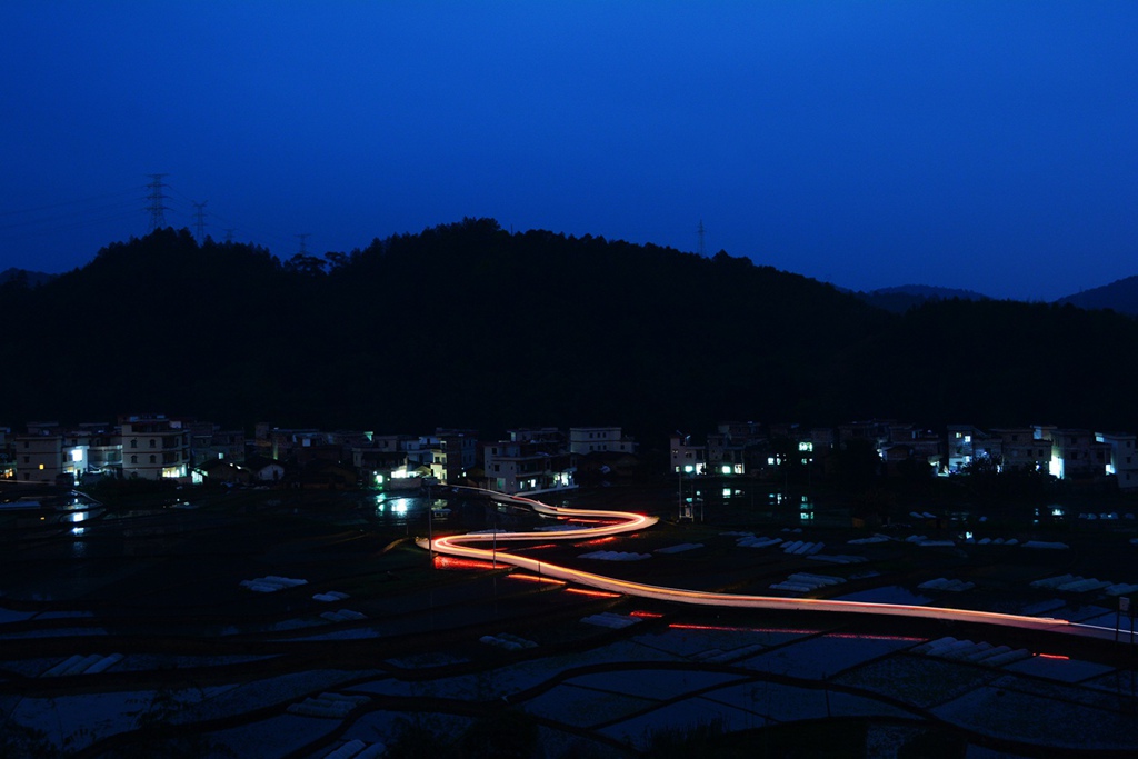 家园夜色 摄影 竹海大观