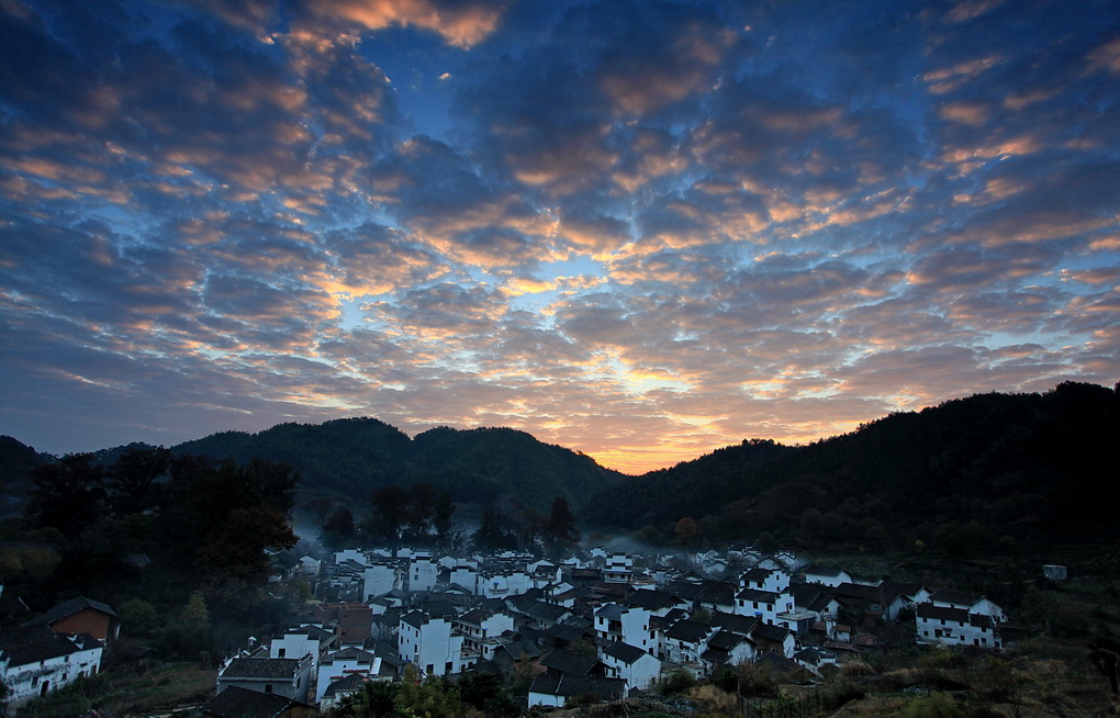 石城村的早晨 摄影 禾田水