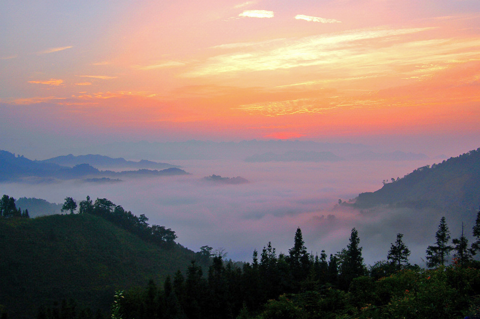 山里的早晨 摄影 桃花江