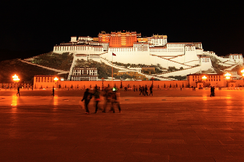 布宫夜景 摄影 wangshihua