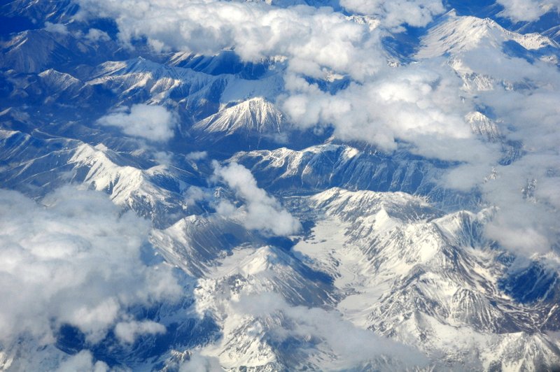 航拍——雪山 摄影 秋雨