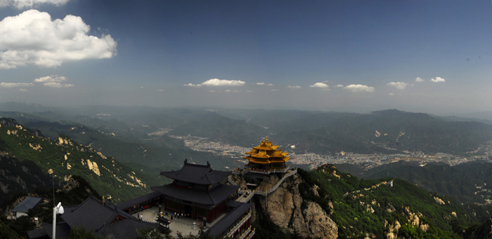 河南老君山风光 摄影 山谷的风