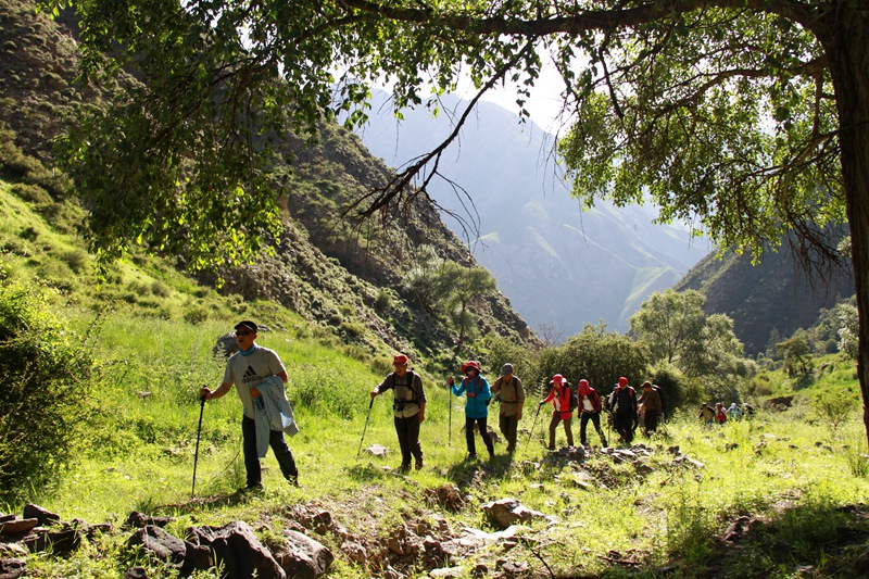 行进大山中 摄影 土豆三