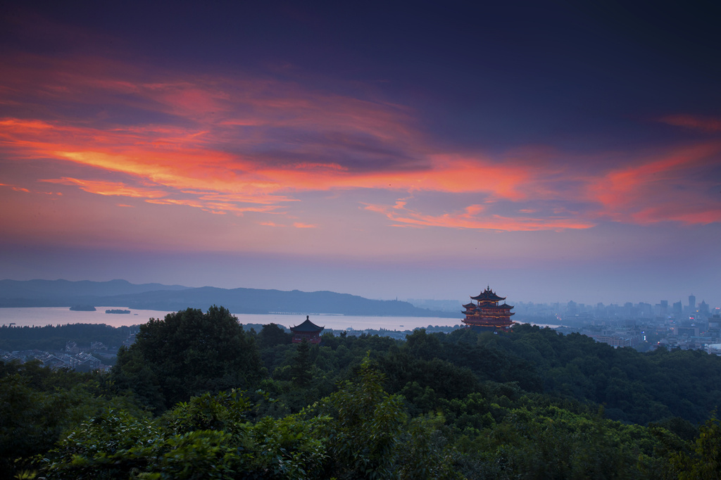 吴山天风 摄影 西湖晨星