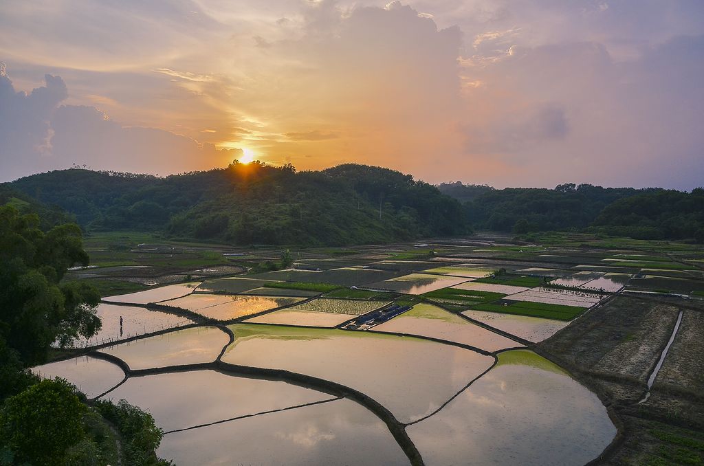 山村夕照 摄影 天涯孤客66