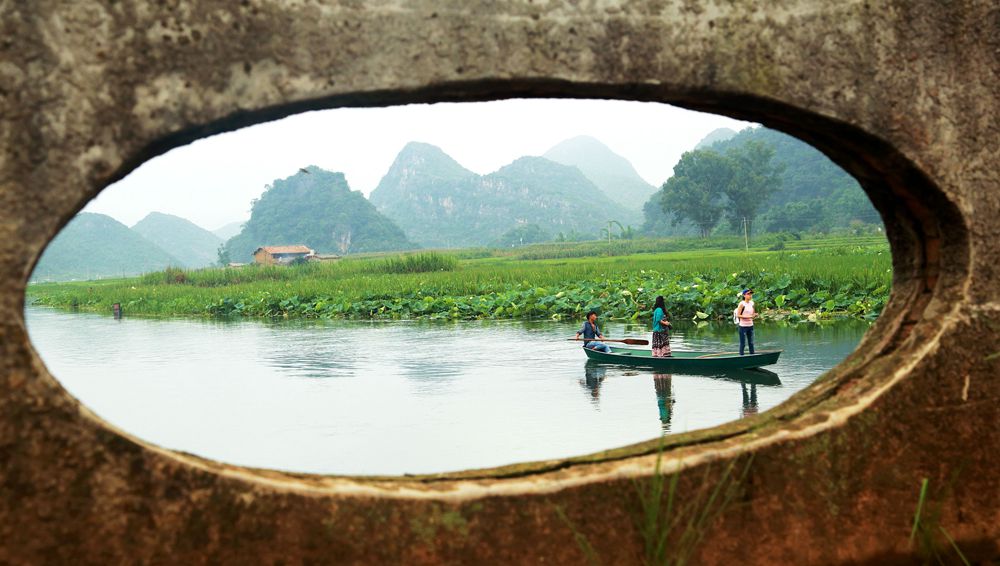 桥里的风景 摄影 消失在天边