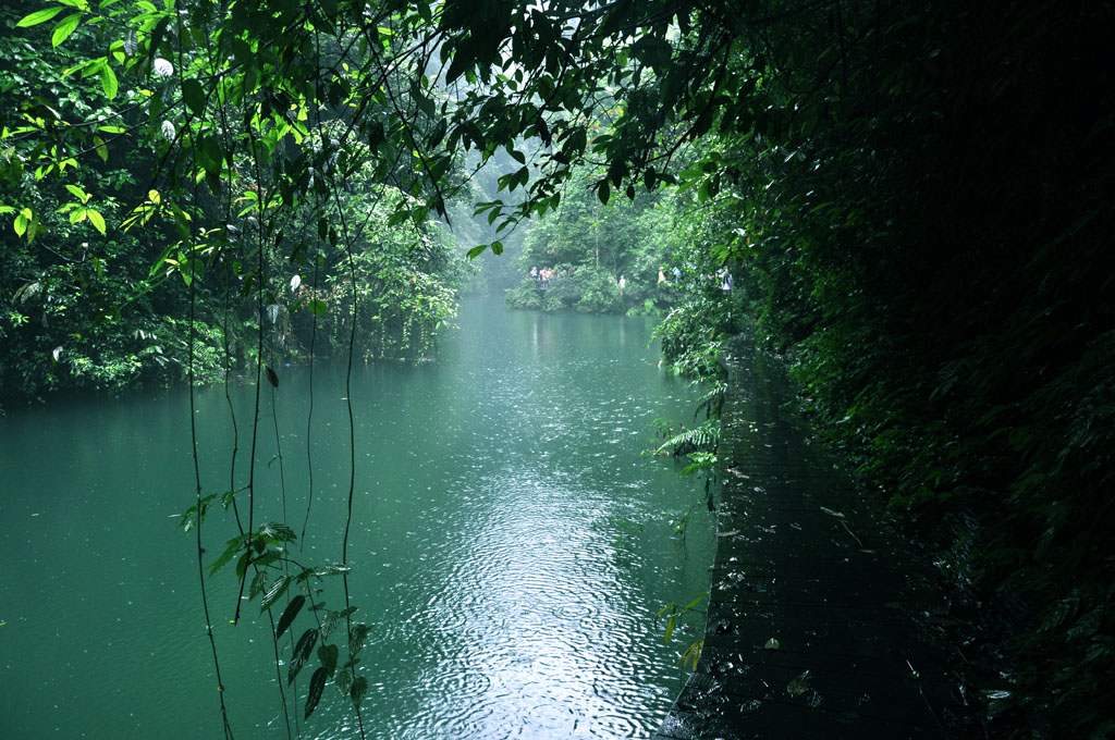 雨中坐龙峡 摄影 阿江