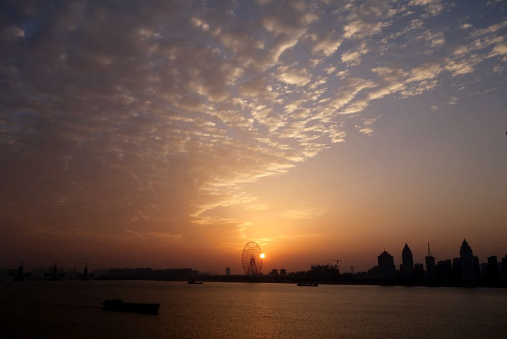 夕照水都 摄影 闻鸡起舞