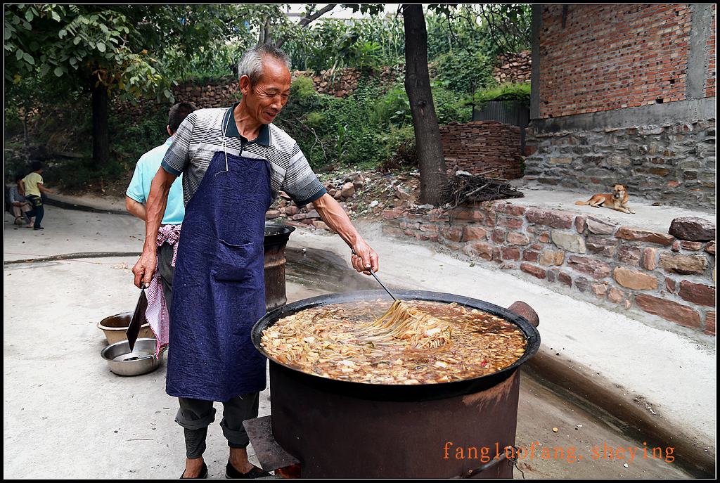 喜事大锅菜 摄影 房摞房