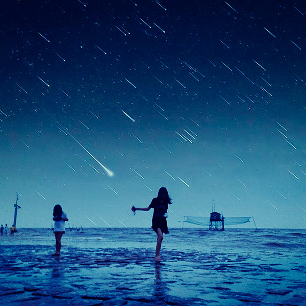 流星雨 摄影 艺韵