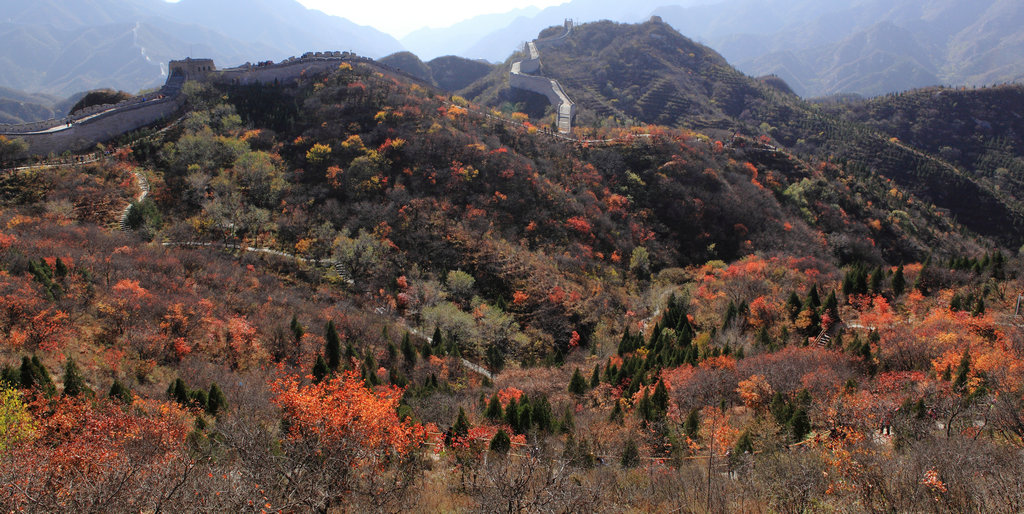 八达岭秋色 摄影 闲居无语