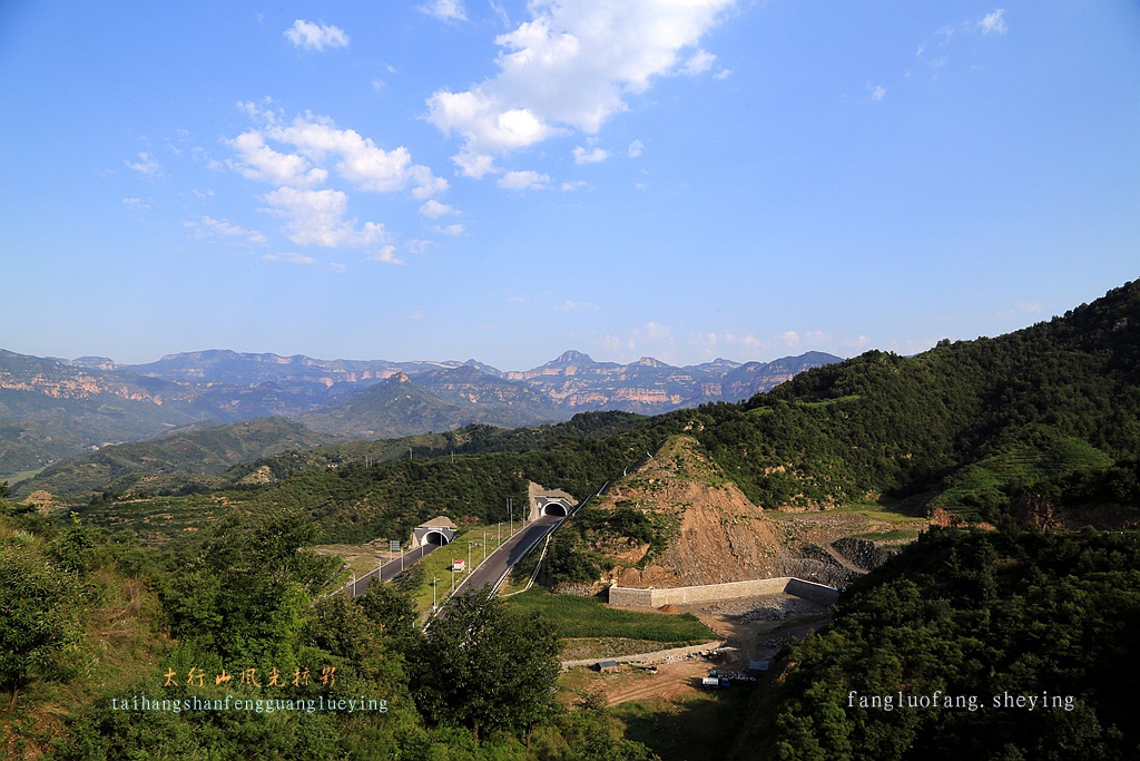 太行山里的高速公路 摄影 房摞房