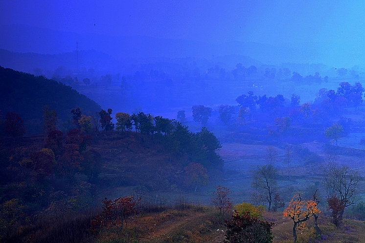 秋染山乡 摄影 麦田1916