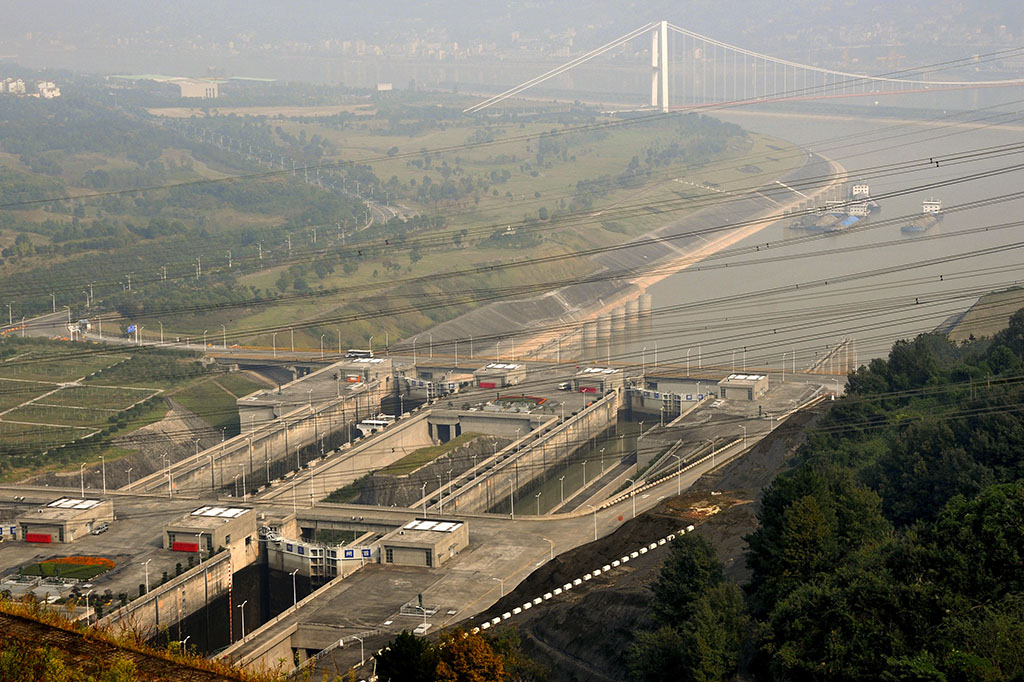 三峡大坝船闸 摄影 找乐儿