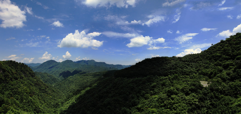 蓝天、林海——神农架 摄影 蕊宝贝