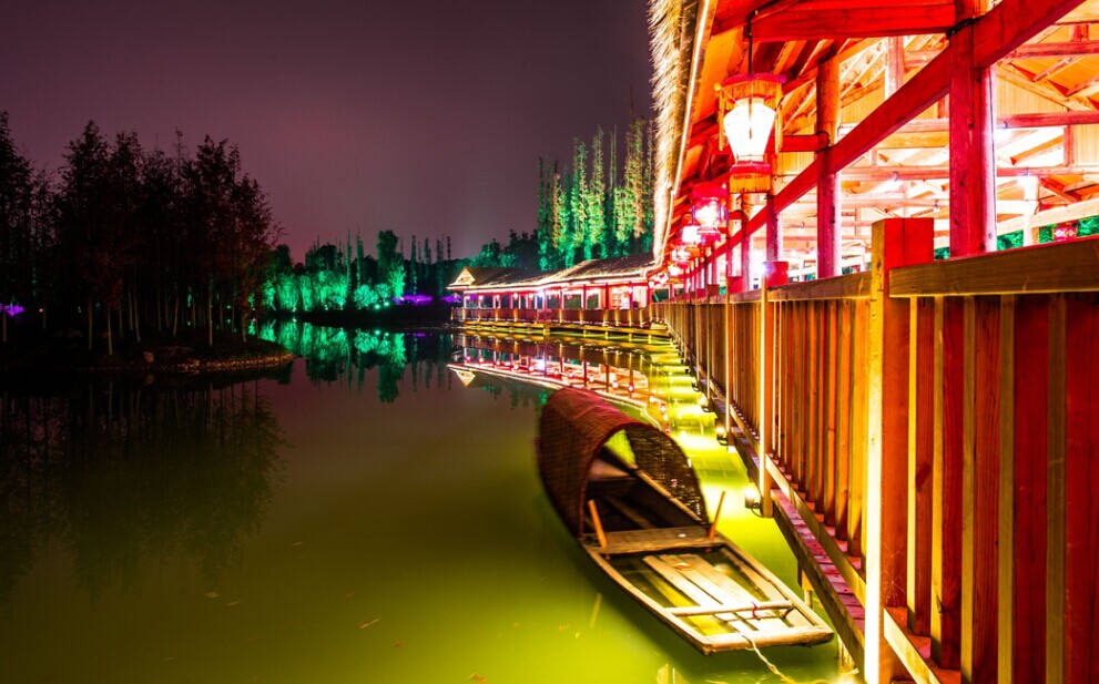 成都市夜景 摄影 古风易