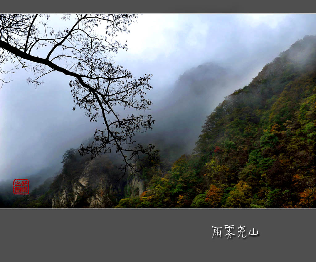 雨雾尧山 摄影 一路有你