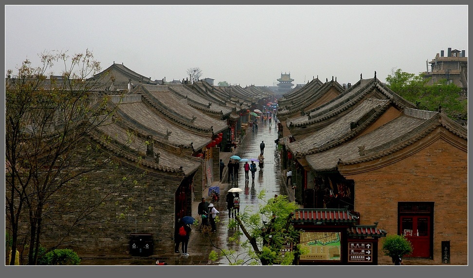 雨润平遥 摄影 银色黄金