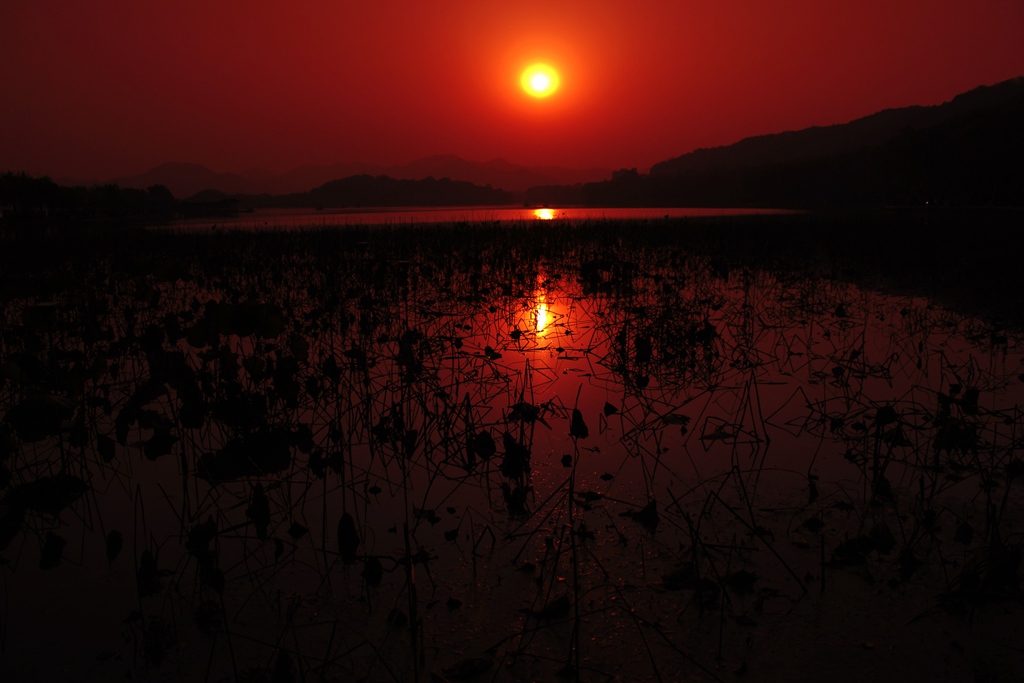 《西湖夕阳美》-5 摄影 天堂硅谷