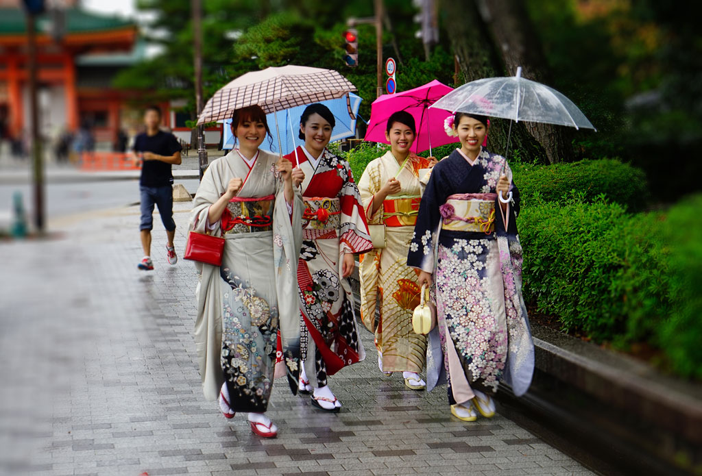 京都美女 摄影 蓄电池