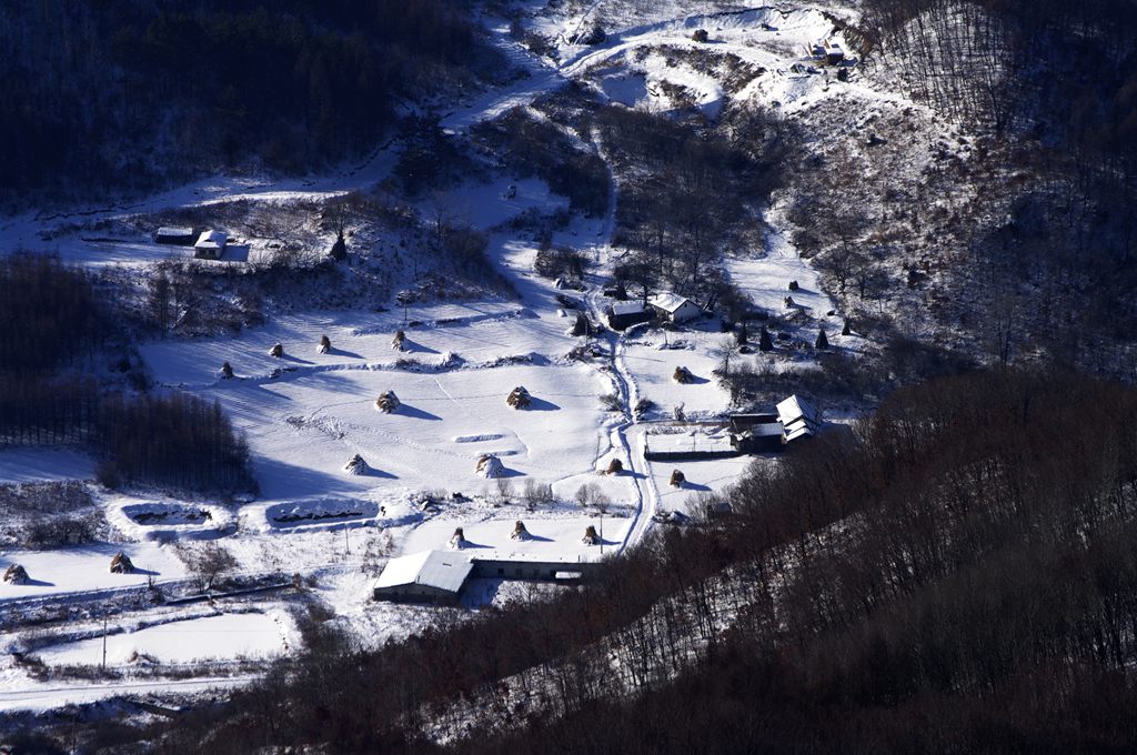 山村瑞雪 摄影 一声长鸣