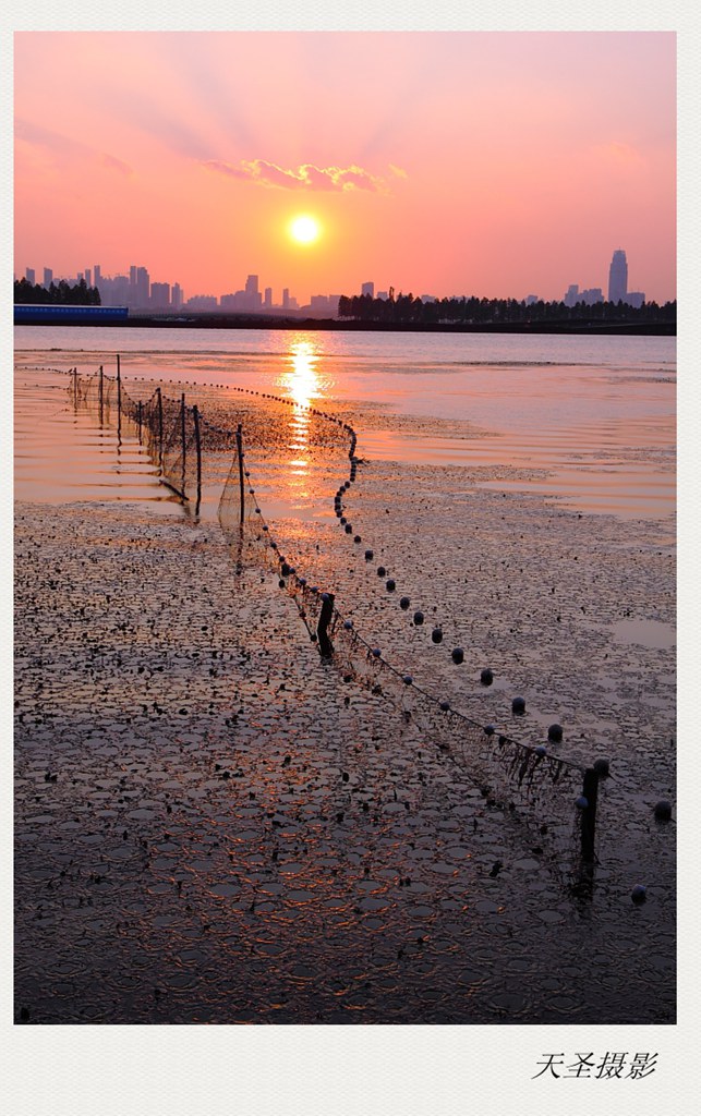 《东湖夕阳》 摄影 天圣