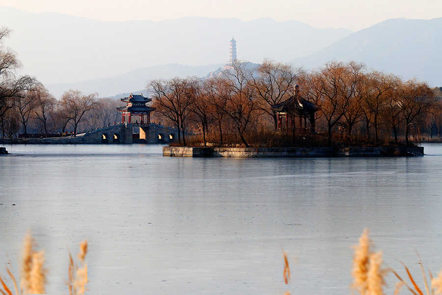 颐和园之冬景 摄影 寒梅傲雪