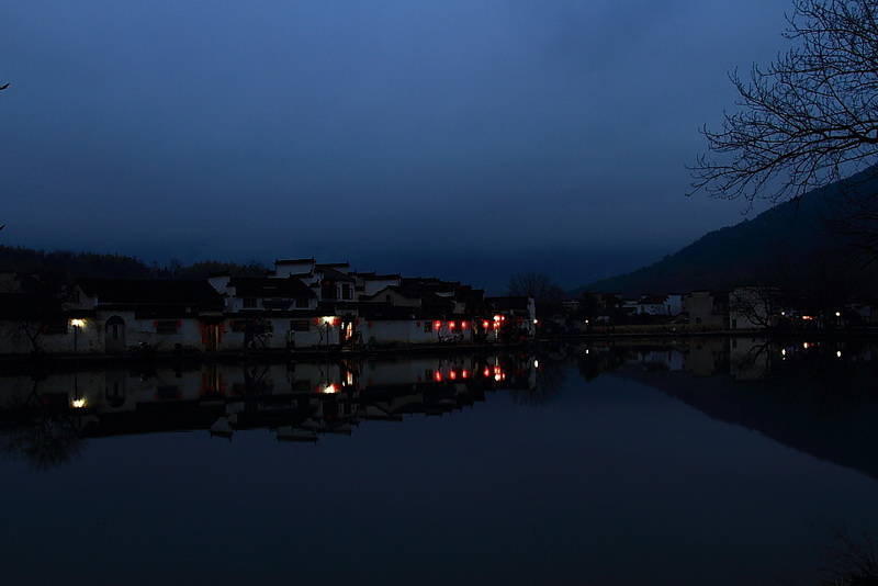 宏村之夜 摄影 蓝巧克力