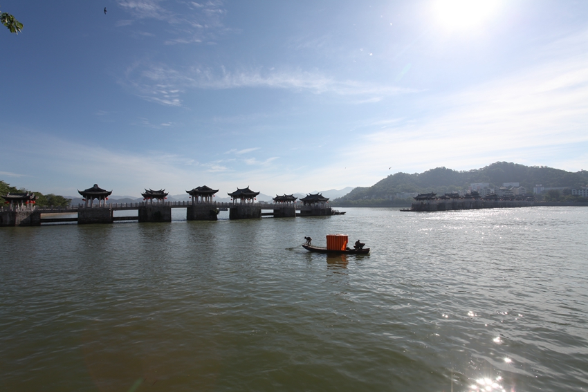 潮州湘子桥 摄影 黄大地