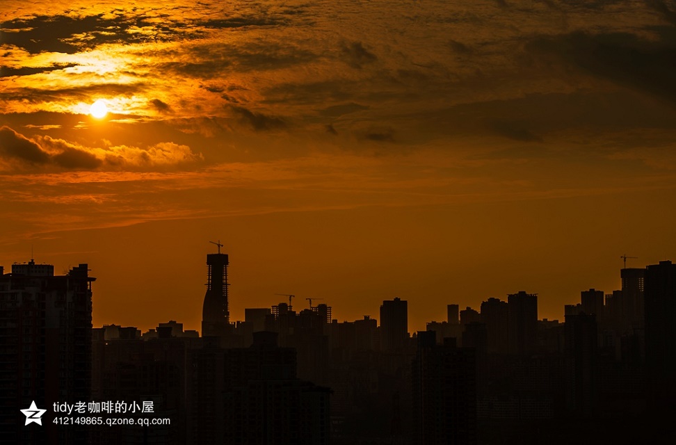 【原创】夕阳醉了 摄影 老衰哥