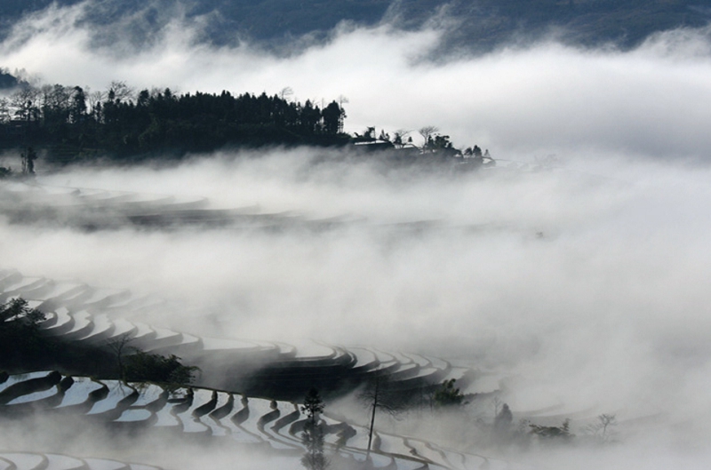 雾锁坝达 摄影 wangshihua