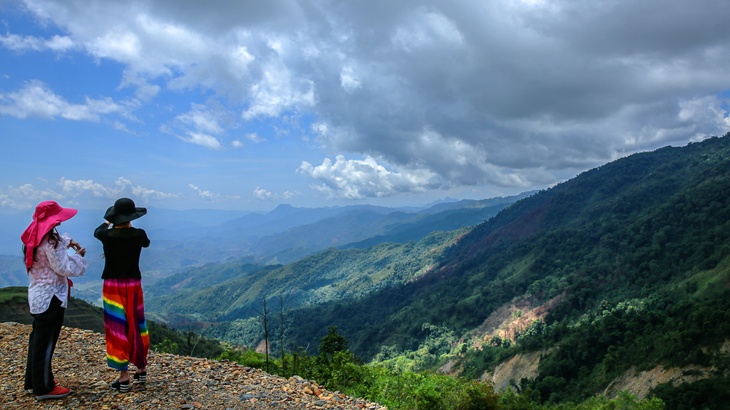 远眺老挝川圹高原 摄影 gxlaopan