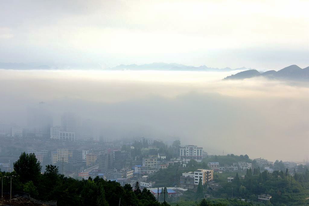 晨雾溟濛（二） 摄影 一指江山