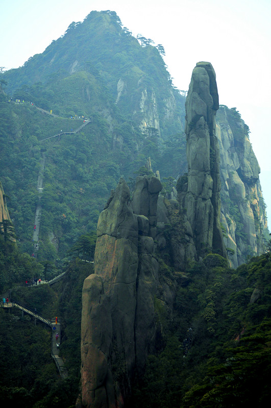 三清山古栈道 摄影 跃李841