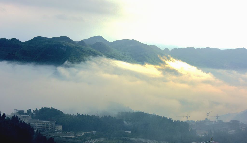 彩雾升腾（二） 摄影 一指江山