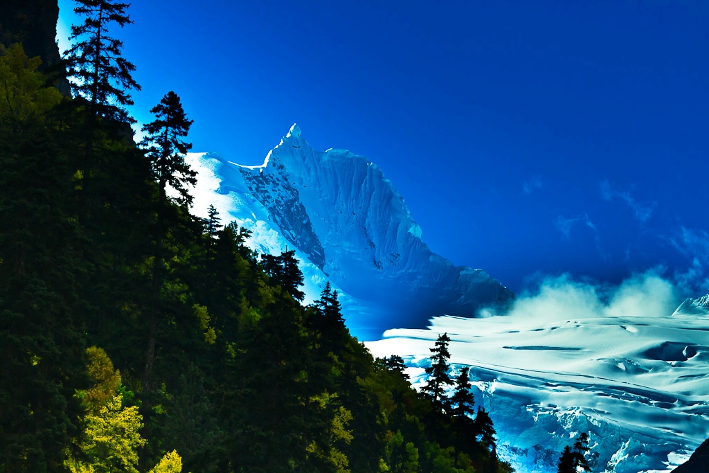 米堆冰川 摄影 云之山峰