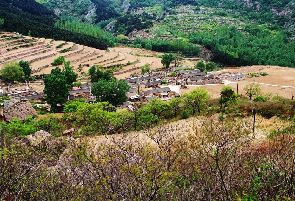 京郊古村落 摄影 红绿兰黑白灰