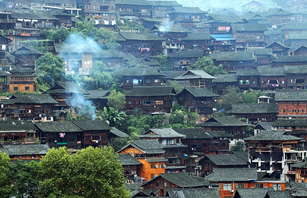 贵州风采（四十八）苗寨景象 摄影 边疆