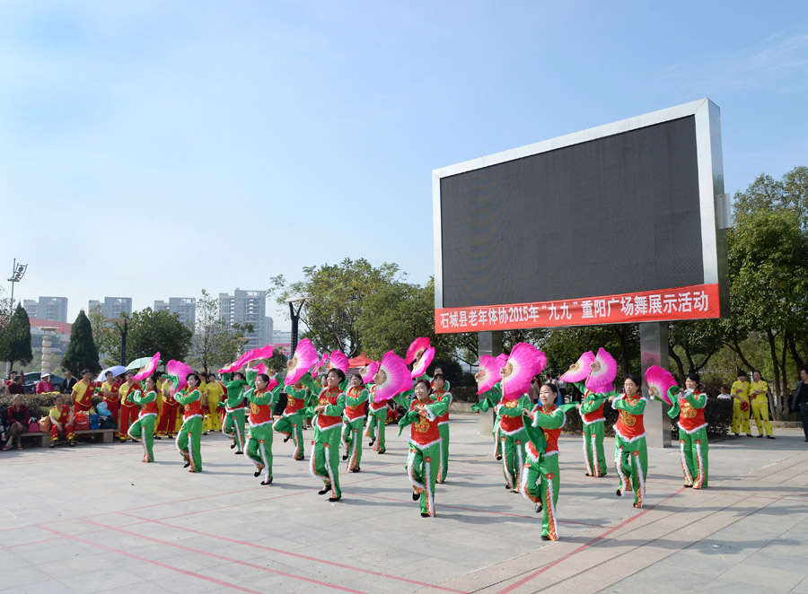 重阳广场舞 摄影 时颖