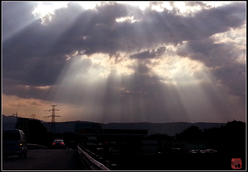 太阳雨 摄影 zhangxunyong